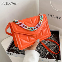 Textured Women Handbags Messenger Bags Square Casual Crossbody Bags