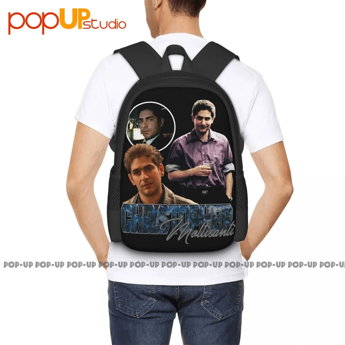 The Sopranos Christopher Moltisanti Backpack Large Capacity Portable Beach Bag
