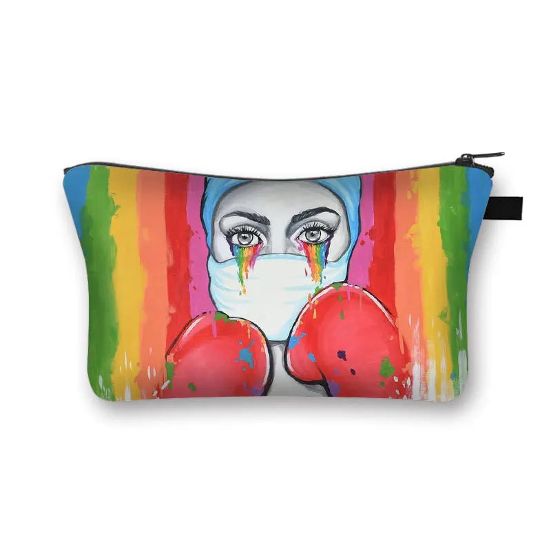 Thank You Doctor & Nurse Cosmetic Case Women Makeup Bags Ladies Storage Bags