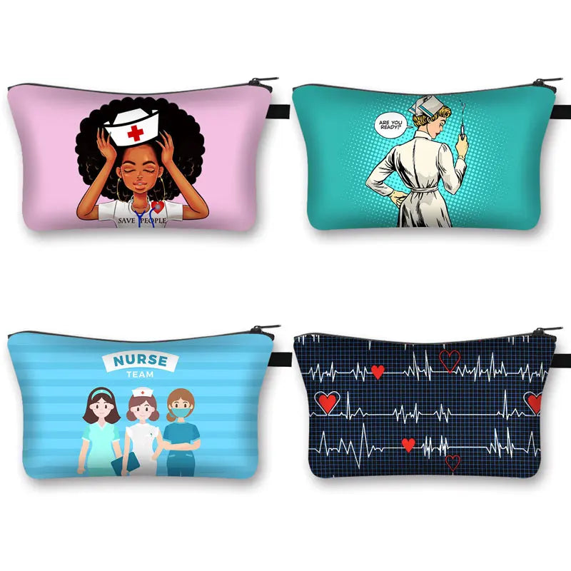 Thank You Doctor & Nurse Cosmetic Case Women Makeup Bags Ladies Storage Bags