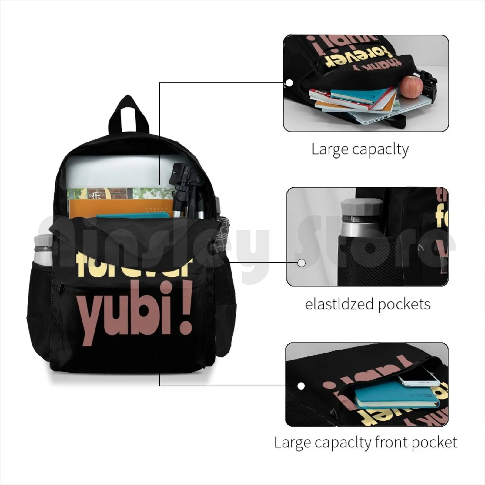 Outdoor Hiking Backpack Waterproof Inugami Korone Korone Vtuber