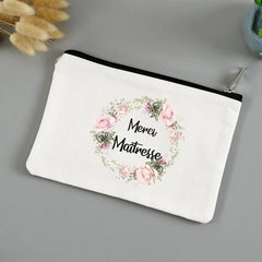 Mistress Cosmetic Bag Pencil Case Canvas Makeup Zipper Pouch