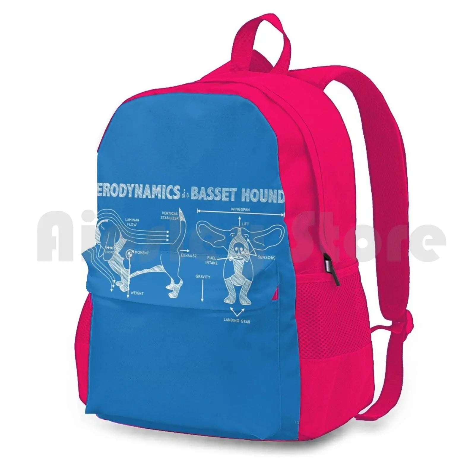 Basset Hound Outdoor Hiking Backpack for Climbing