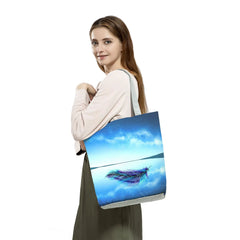 Shining Feathers Women Shoulder Bag High Capacity Shopping Bag
