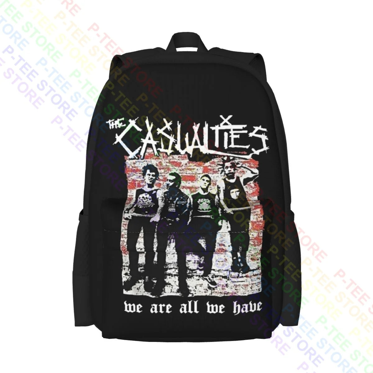 The Casualties We Are All We Have Punk Rock Large Capacity Backpack