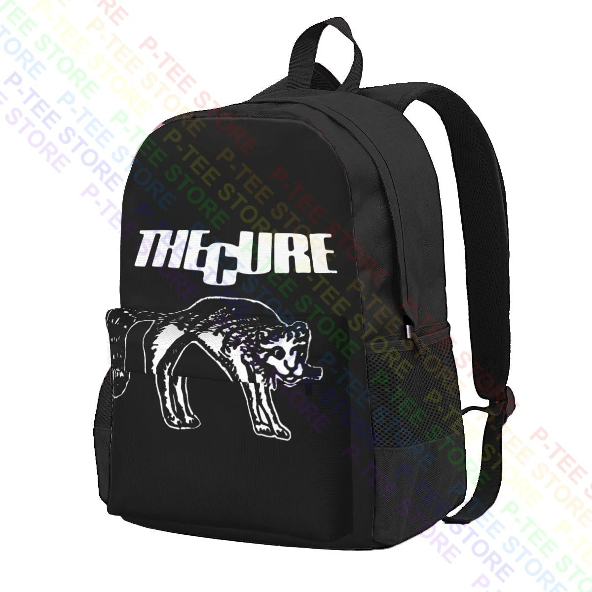 The Cure Love Cats Goth Tank Hoodie Tote Large Capacity Backpack