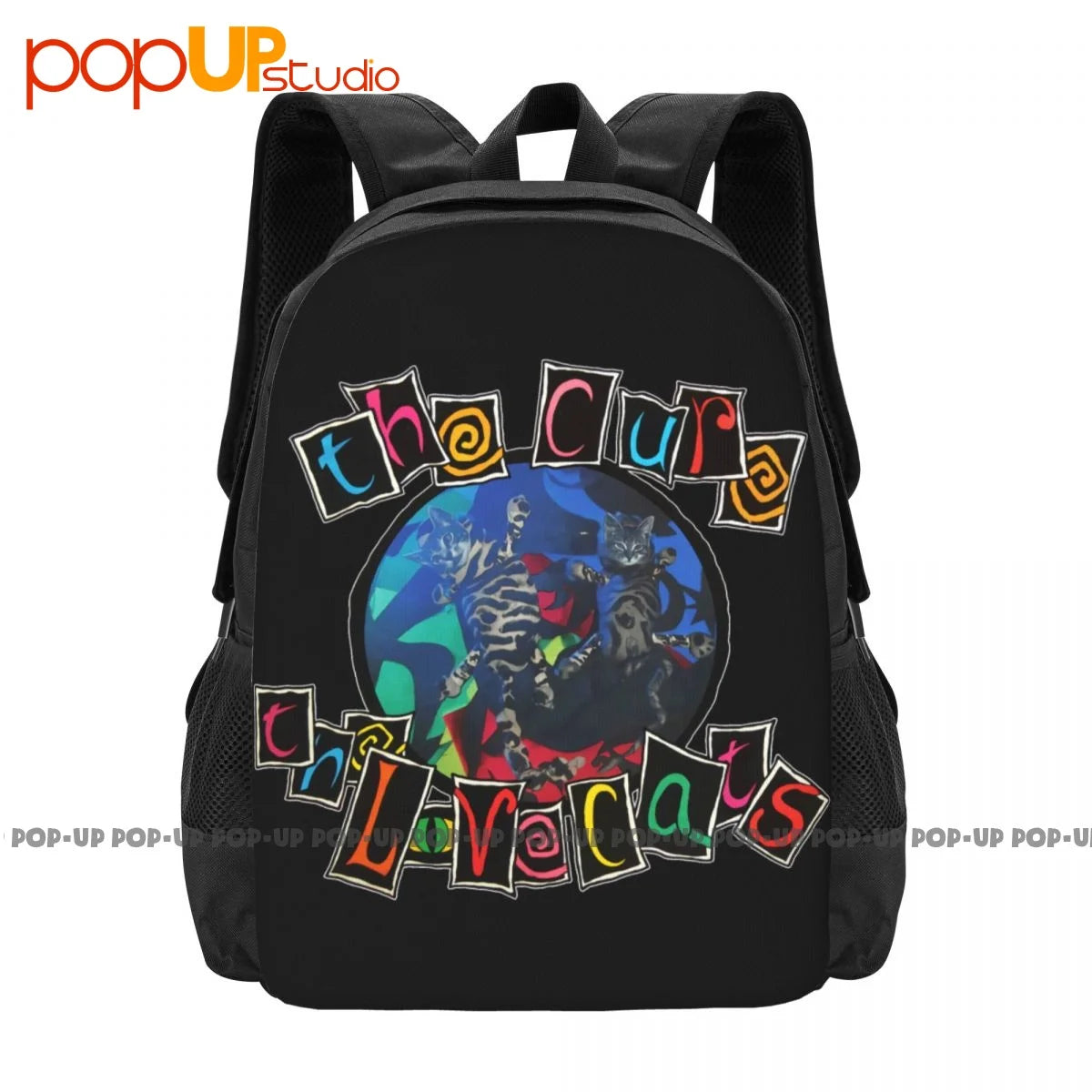 The Cure The Lovecats Backpack Large Capacity Gym Bag