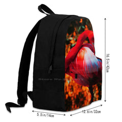 Flamingo Bird Backpack for Men Women Girls Teenage