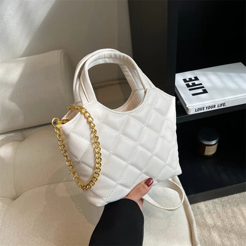 High Chain Handbag Ringer Single Shoulder Cross-body Bucket Bag