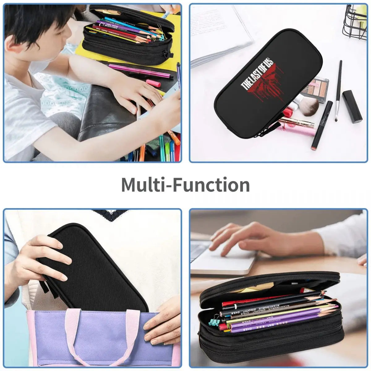The Last Of Us Pen Box Anime Zipper Pen Bag