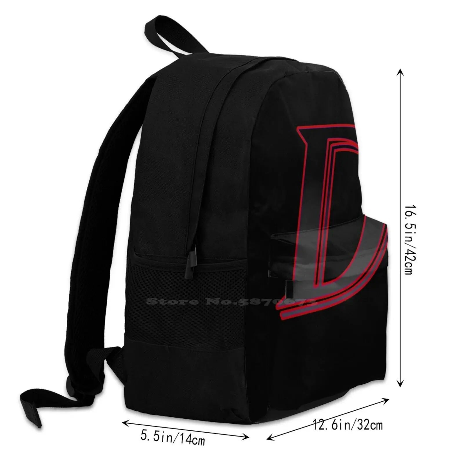 The Letter D Women Men Teens Laptop Travel School Bags D D The Letter D