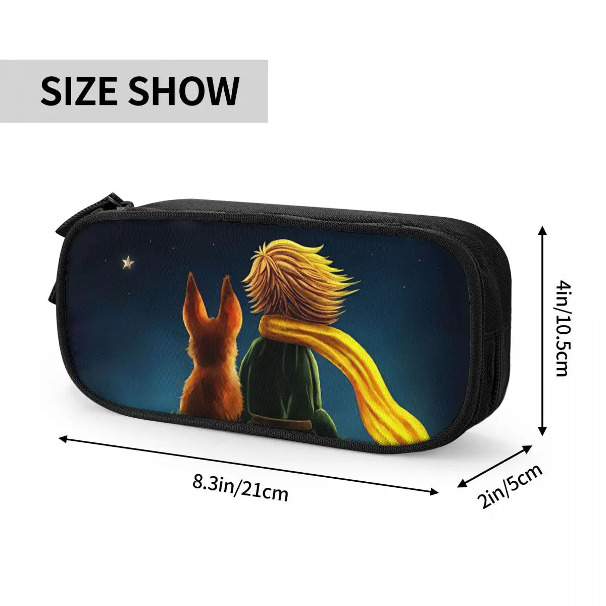 The Little Prince Pen Box Student School Anime Zipper Pen Bag