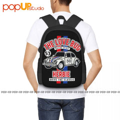 The Love Bug Herbie Drive Classic No.53 1963 Movie Backpack Large Capacity Gym