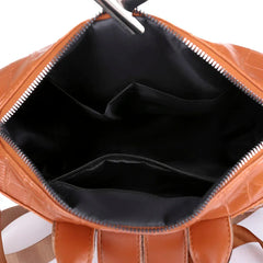 Women Anti-theft Travel Backpack Soft Leather School Bags