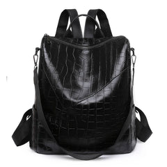 Women Anti-theft Travel Backpack Soft Leather School Bags