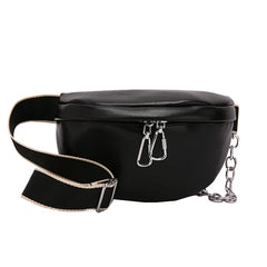 Semicircle Saddle Crossbody Bag Women PU Leather Shoulder Handbags