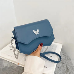 Chain Texture Handbag Butterfly Shoulder Bag Wild Messenger Bag
