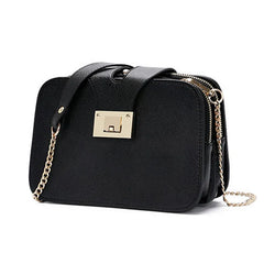 Women's Single Shoulder Bag Chain Strap Handbags Clutch Bag Metal Buckle