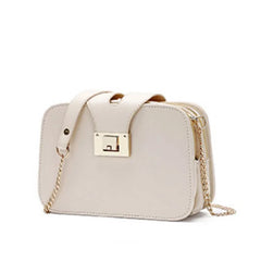 Women's Shoulder Bag Metal Buckle Chain Handbag Clutch