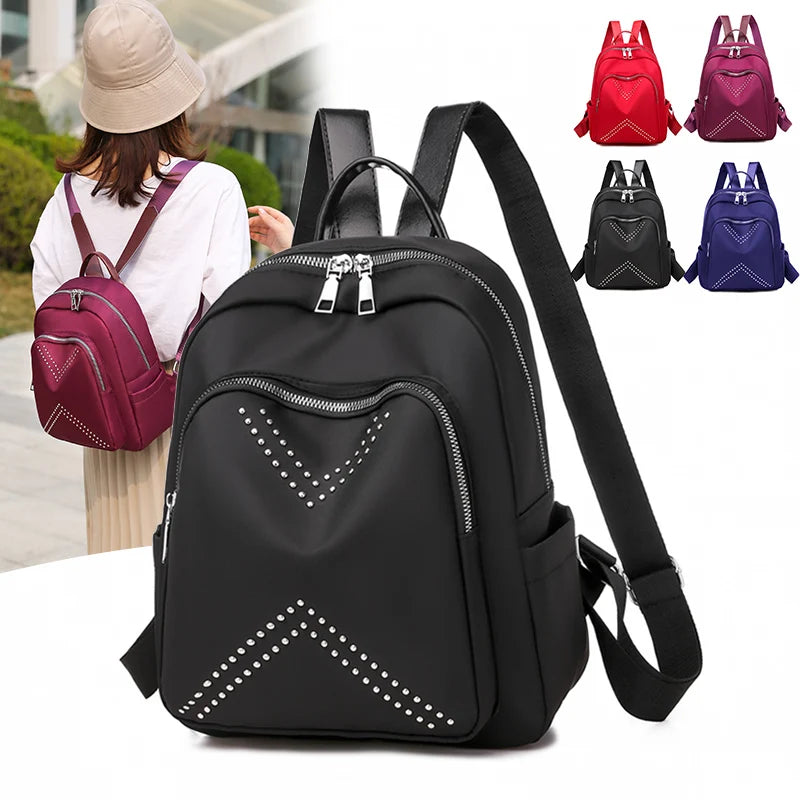 Waterproof Women's Shoulder Backpack for Travel and School