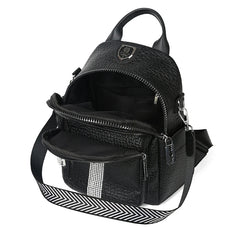 Women's Large PU Leather Backpack Handbag for Girls