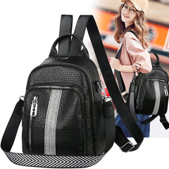 Women's Large PU Leather Backpack Handbag for Girls