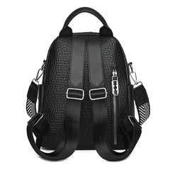 Women's Large PU Leather Backpack Handbag for Girls