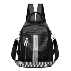 Women's Large PU Leather Backpack Handbag for Girls