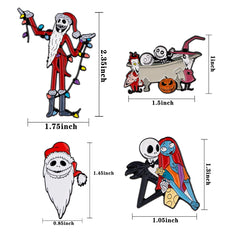 Nightmare Before Christmas Jack Enamel Pins Classic Cartoon Movie Lapel Pins