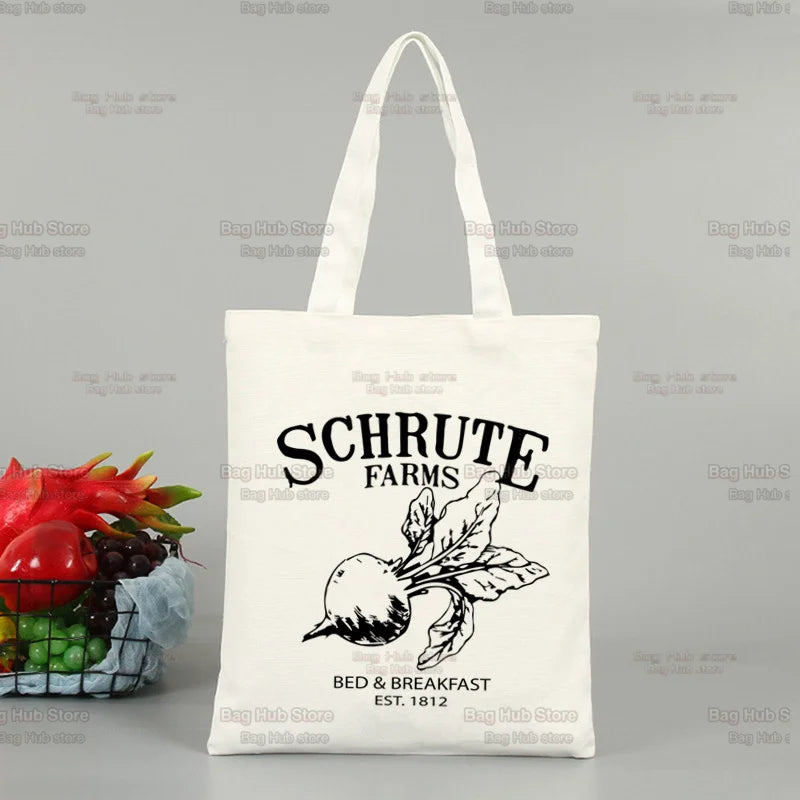 The Office Dunder Mifflin Dwight Reusable Shopping Bag Tote Bag