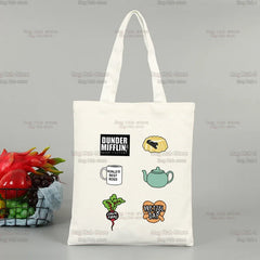 The Office Dunder Mifflin Dwight Reusable Shopping Bag Tote Bag
