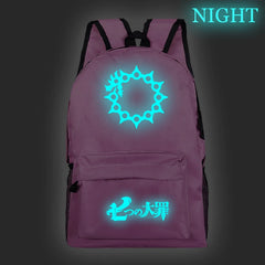Seven Deadly Sins Anime School Backpack for Teens