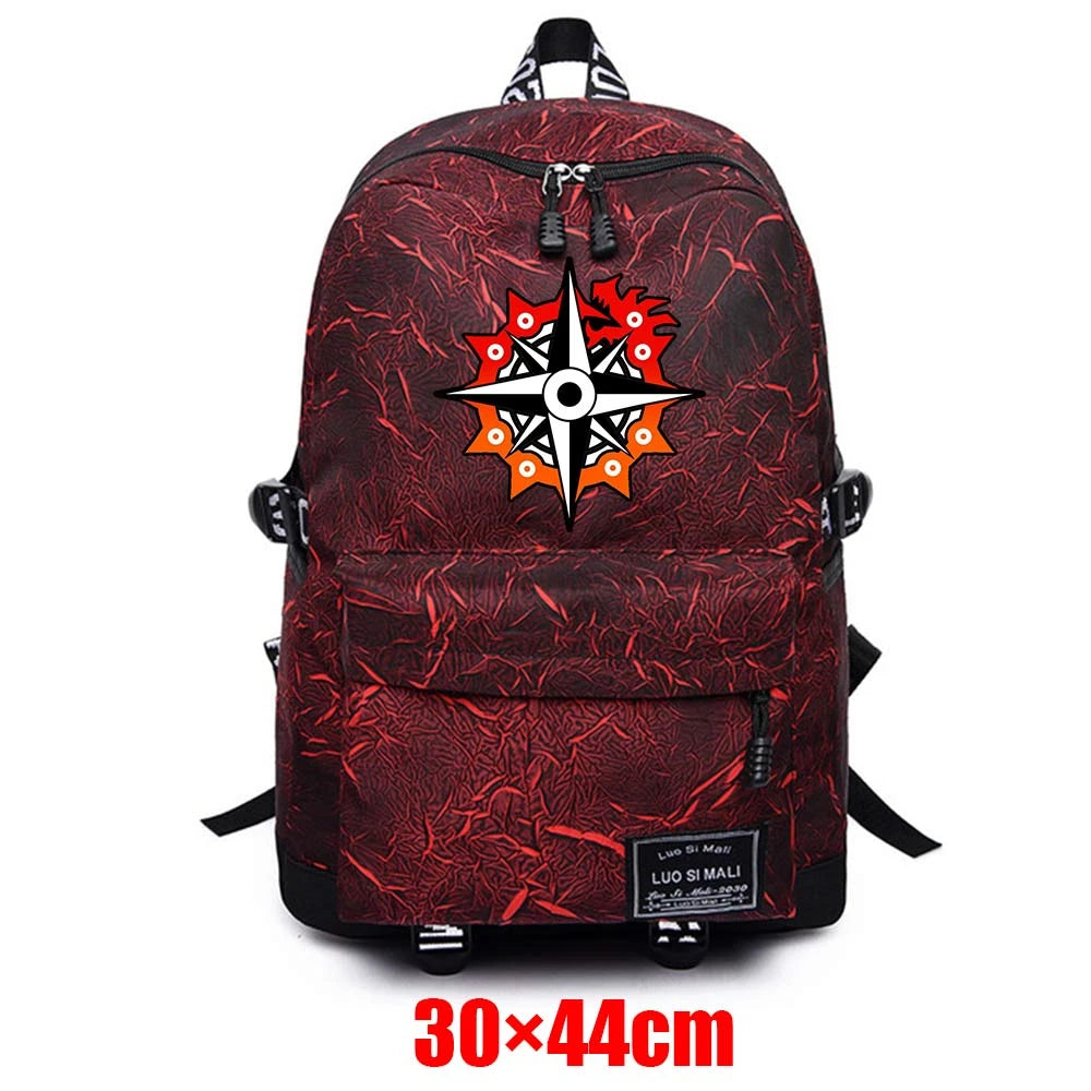 Seven Deadly Sins Unisex Backpack Schoolbag Teenager
