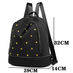Water Repellent Oxford Cloth Starry Backpack