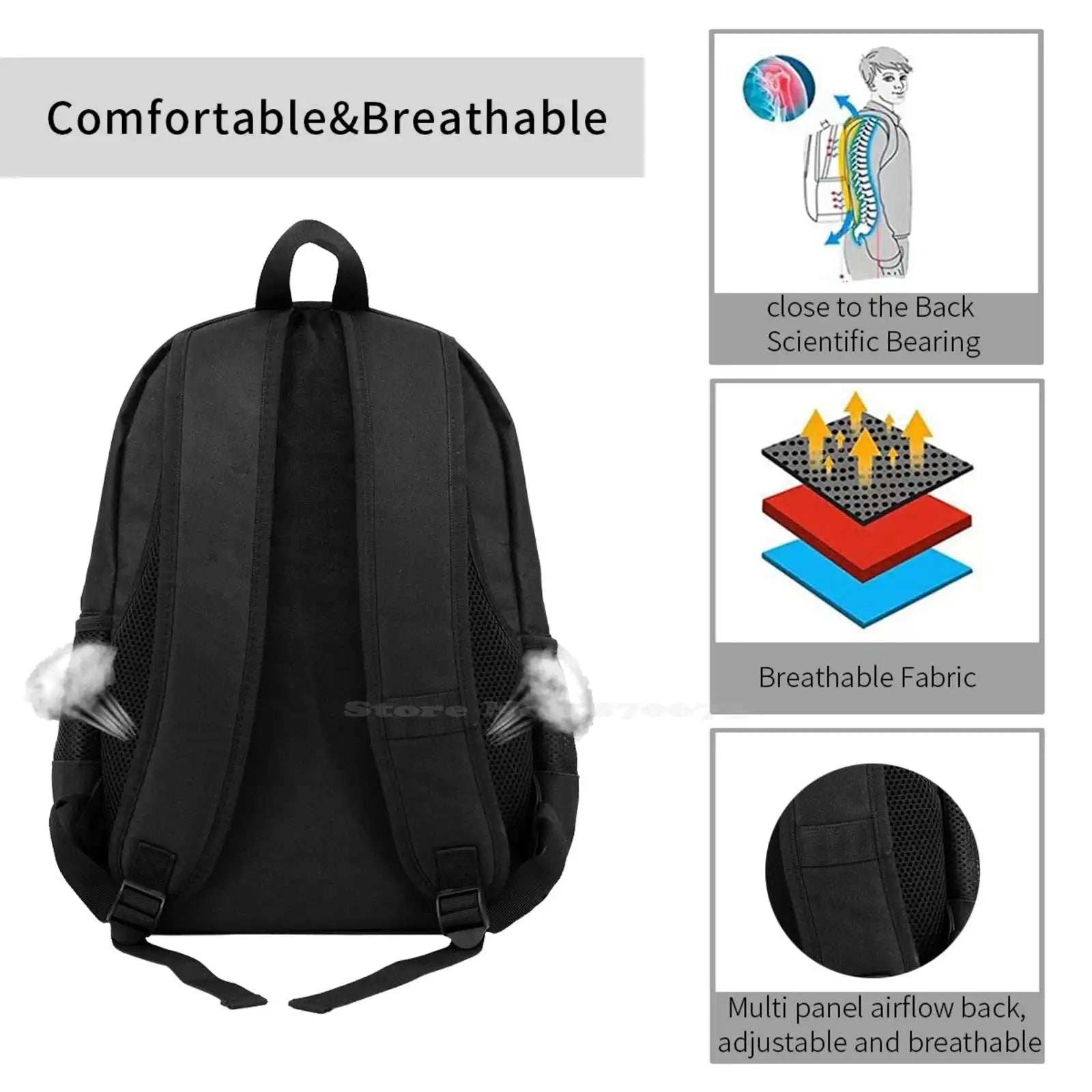Touch Bag Backpack For Men Women Girls Teenage Be More Chill Musical