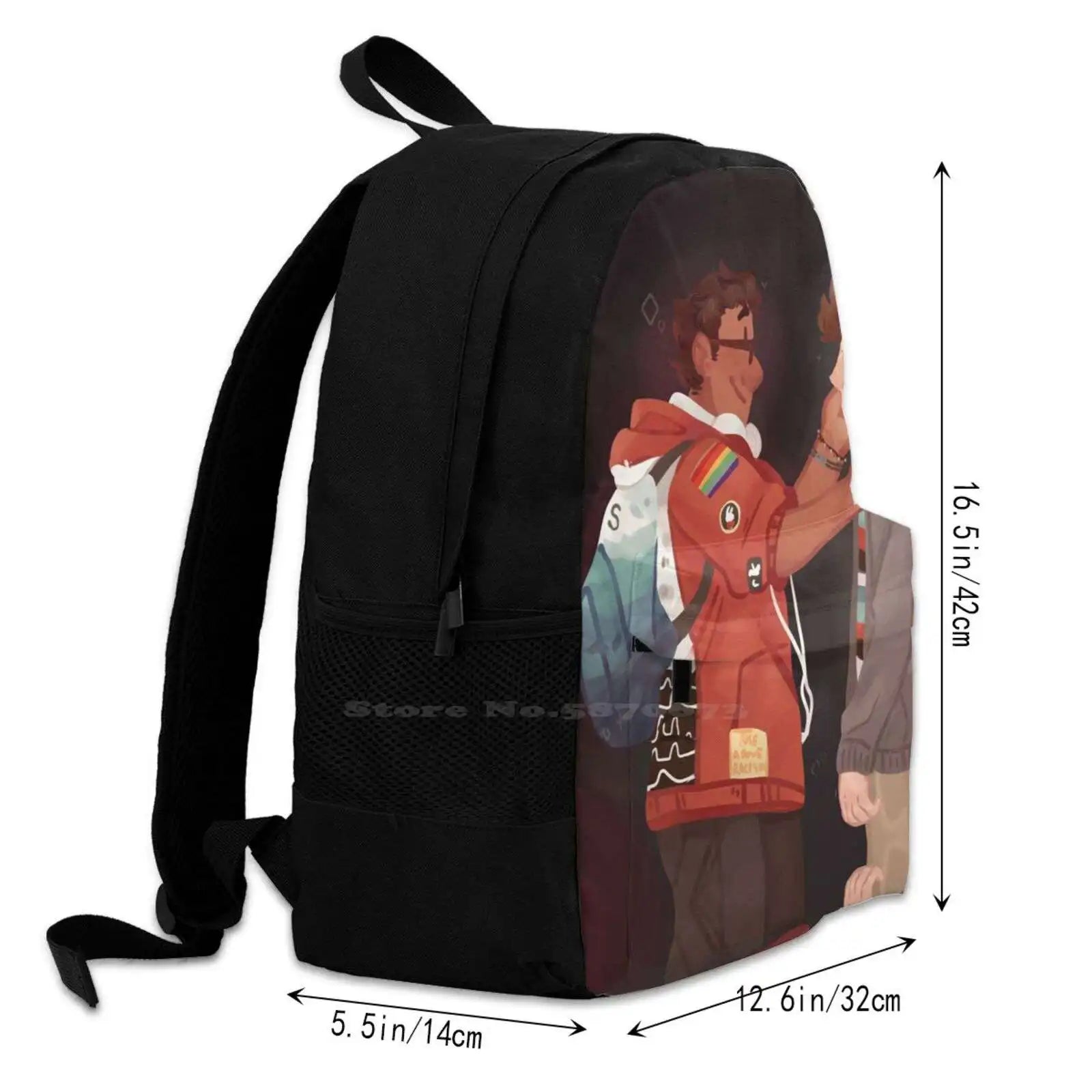 Touch Bag Backpack For Men Women Girls Teenage Be More Chill Musical