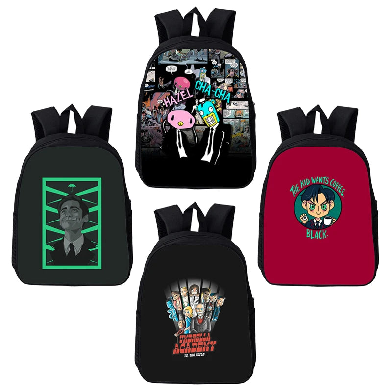 Umbrella Academy Backpack School Bags Girls Boys Children's Schoolbag