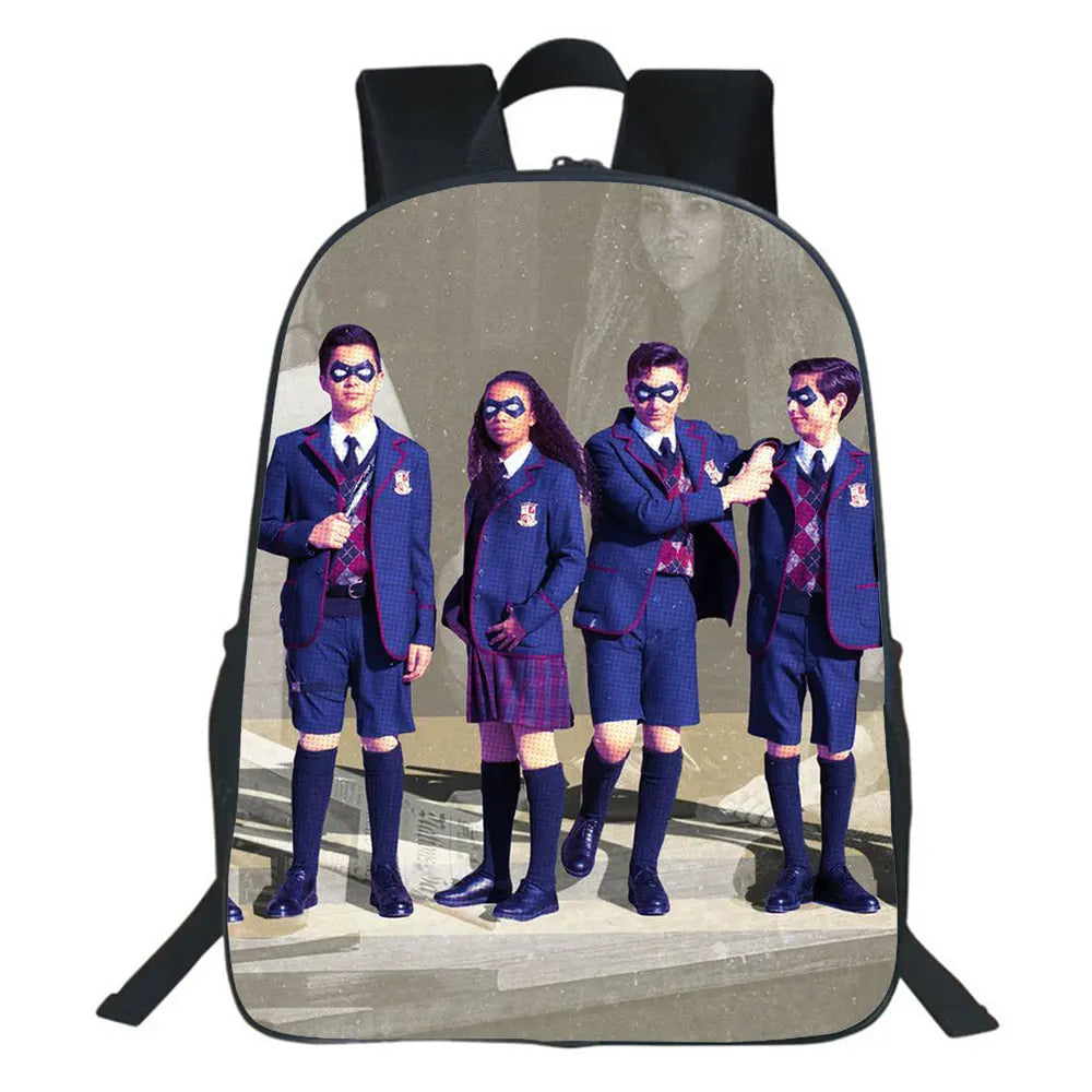 Umbrella Academy School Bags Boy Girl Backpack Men Women Children Cartoon