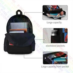 The Weeknd 3D Printing Large Capacity Backpack School Beach Bag