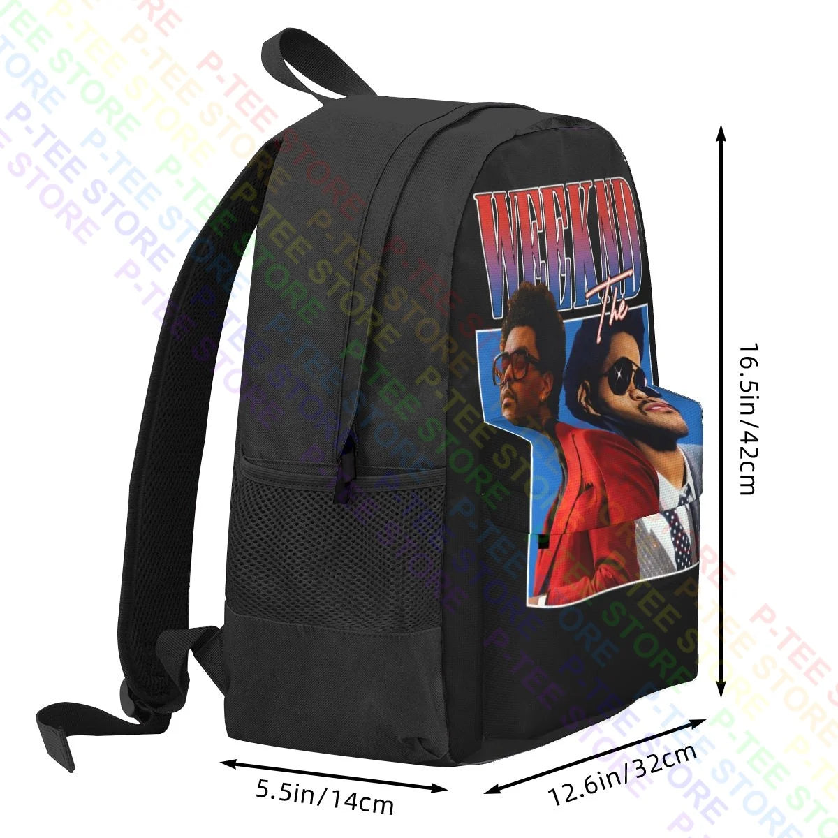 The Weeknd 3D Printing Large Capacity Backpack School Beach Bag