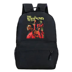 The Weeknd Print Backpacks Teenager School Bag Schoolbags for Girls Boys