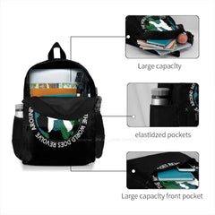 My Poodle Teen College Student Backpack Laptop Travel Bags