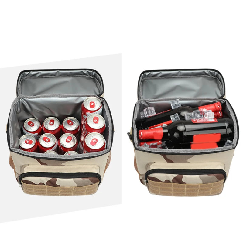 Leakproof Beer Bottle Cooler Bag Large Insulated Fridge Portable Picnic Food
