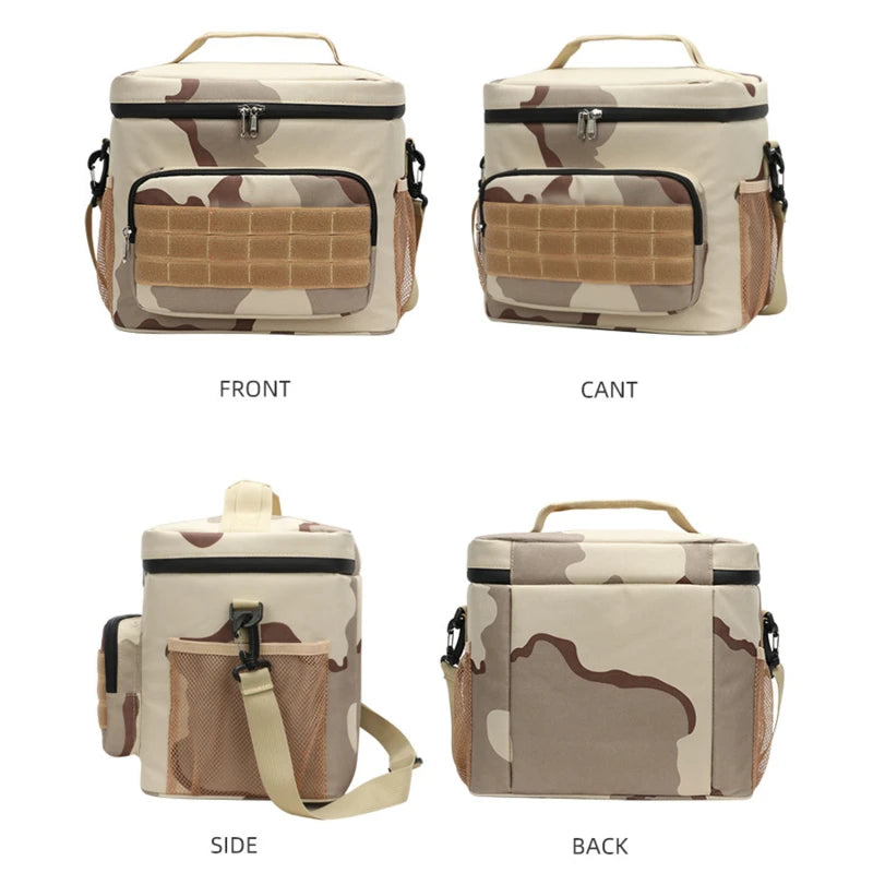 Leakproof Beer Bottle Cooler Bag Large Insulated Fridge Portable Picnic Food
