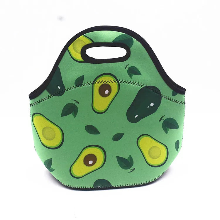 Neoprene Lunch Bag Insulated Cooler Food Box Women Kids