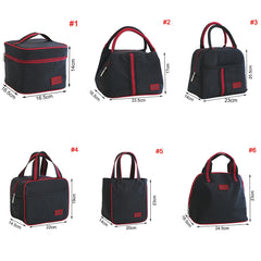 Thermal Lunch Bag Women Portable Insulated Cooler Bento Tote