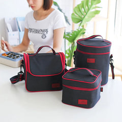 Insulated Lunch Bag Portable Cooler Tote Family Travel Picnic Organizer
