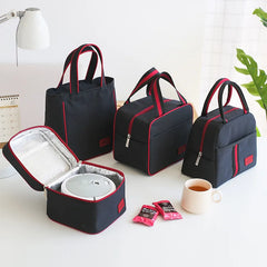 Insulated Lunch Bag Portable Cooler Tote Family Travel Picnic Organizer