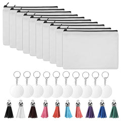 Thermal Transfer Cosmetic Bag Clutch Sublimation Blank Storage