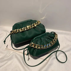 Thick Chain Shoulder Bag Crossbody Clutch Purses for Women